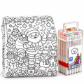 MerryHue Christmas coloring blanket